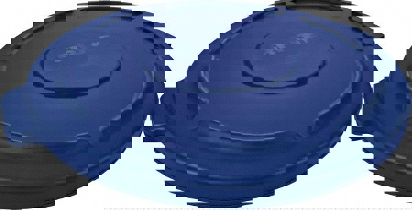 BRUTE Self-Draining Flat Top Lids, for 44-gal Round Brute Container, 24.5 dia, Blue, 4/Carton